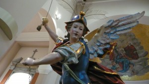 statua di san michele arcangelo, chiesa matrice cinquefrondi