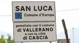 san luca cartello stradale