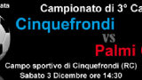 calcio partita palmi cinquefrondi
