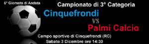 calcio partita palmi cinquefrondi