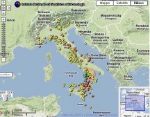 mappa terremoti