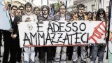 striscione ammazzateci tutti disegno