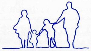 famiglia-silhouette