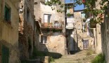 la scalinata dietro la chiesa del carmine