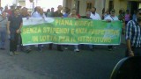 il corteo dei lavoratori