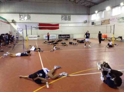 riscaldamento agira pallavolo