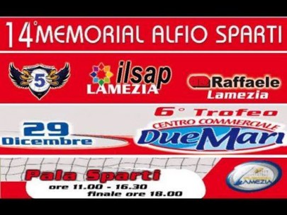 14 memorial sparti pallavolo lamezia