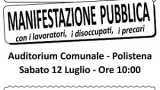 MANIFESTO MANIFESTAZIONE PUBBLICA polistena LUGLIO 2014