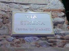 targa via sirena
