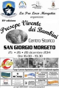 manifesto presepe vivente san giorgio