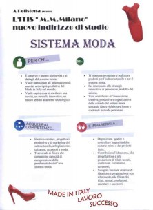 locandina corso sistema moda itis polistena