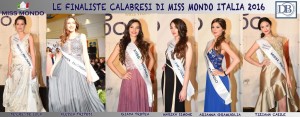 Finaliste Calabresi Miss Mondo Italia