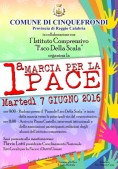 Manifesto Marcia della pace-