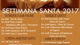 programma della Settimana Santa 2017