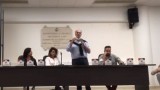 Sergio Corica durante il suo intervento alla convention dei giovani