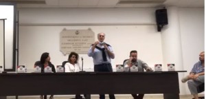 Sergio Corica durante il suo intervento alla convention dei giovani