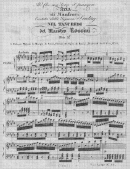 Ah! Che non serve il piangere: un’aria dell’Alzira  di Manfroce, stampata a Parigi nel 1829